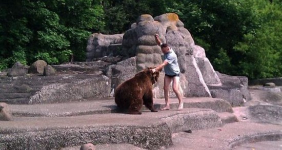 波兰男子可能酗酒或吸毒  闯入动物园暴打母熊后逃离