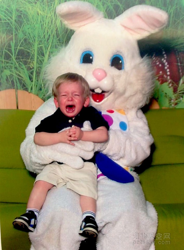 复活节兔作为复活节的象征 曾是是多少国外孩子的噩梦
