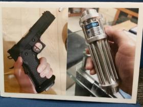 香港警方捣毁武器库展示证物，称有人鼓吹使用“强力激光炮”