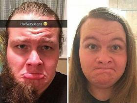 男人刮胡子前后的对比照片,大叔变成帅气的小伙(25张)