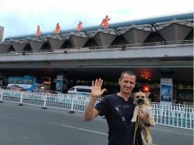 狗狗Gobi这次真的离开中国了 它的主人在脸书上还称赞中国