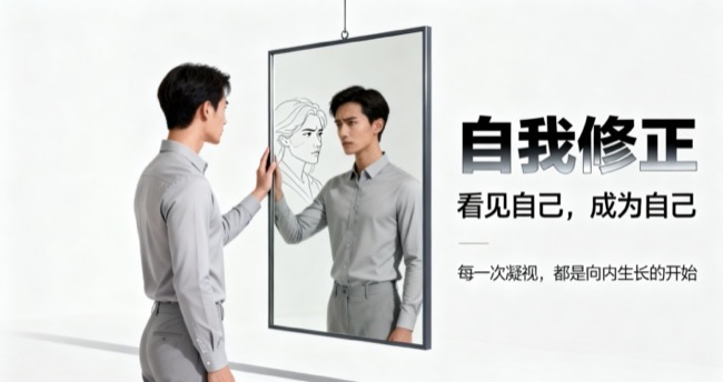 真正成长的机会,不是习惯被肯定,而是直面和修正自己